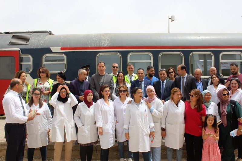  بالتعاون مع الشركة الوطنية للسكك الحديدية .. قافلة صحية تجوب عديد المدن عبر القطار